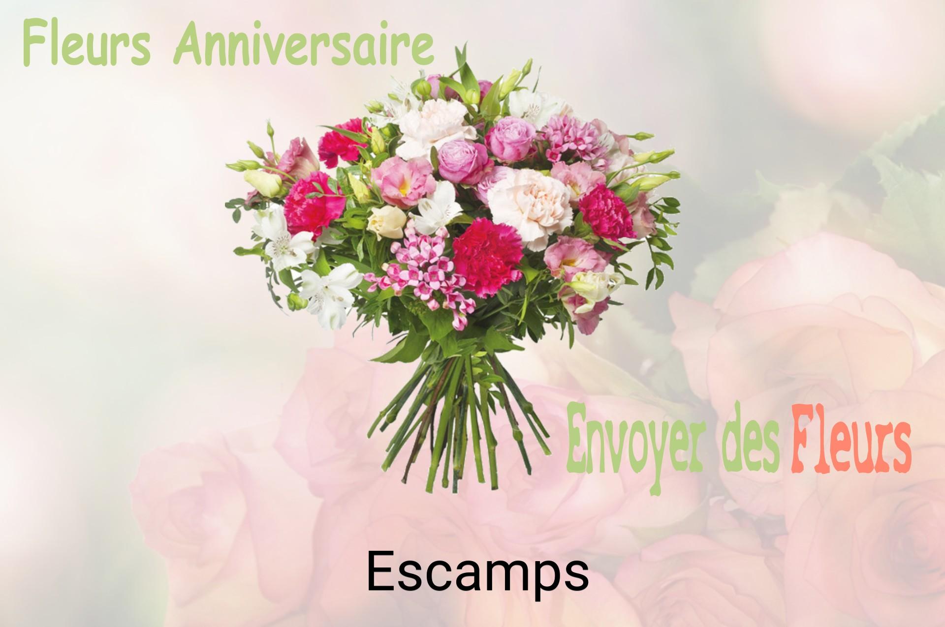 Bouquet de fleurs d’anniversaire livré à Escamps